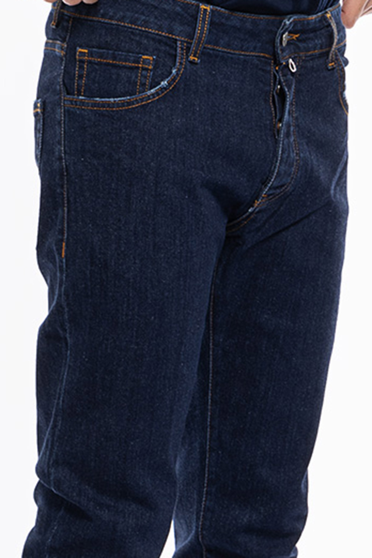 Jeans uomo lavaggio zero tinta unita modello 5 tasche slim fit made in italy