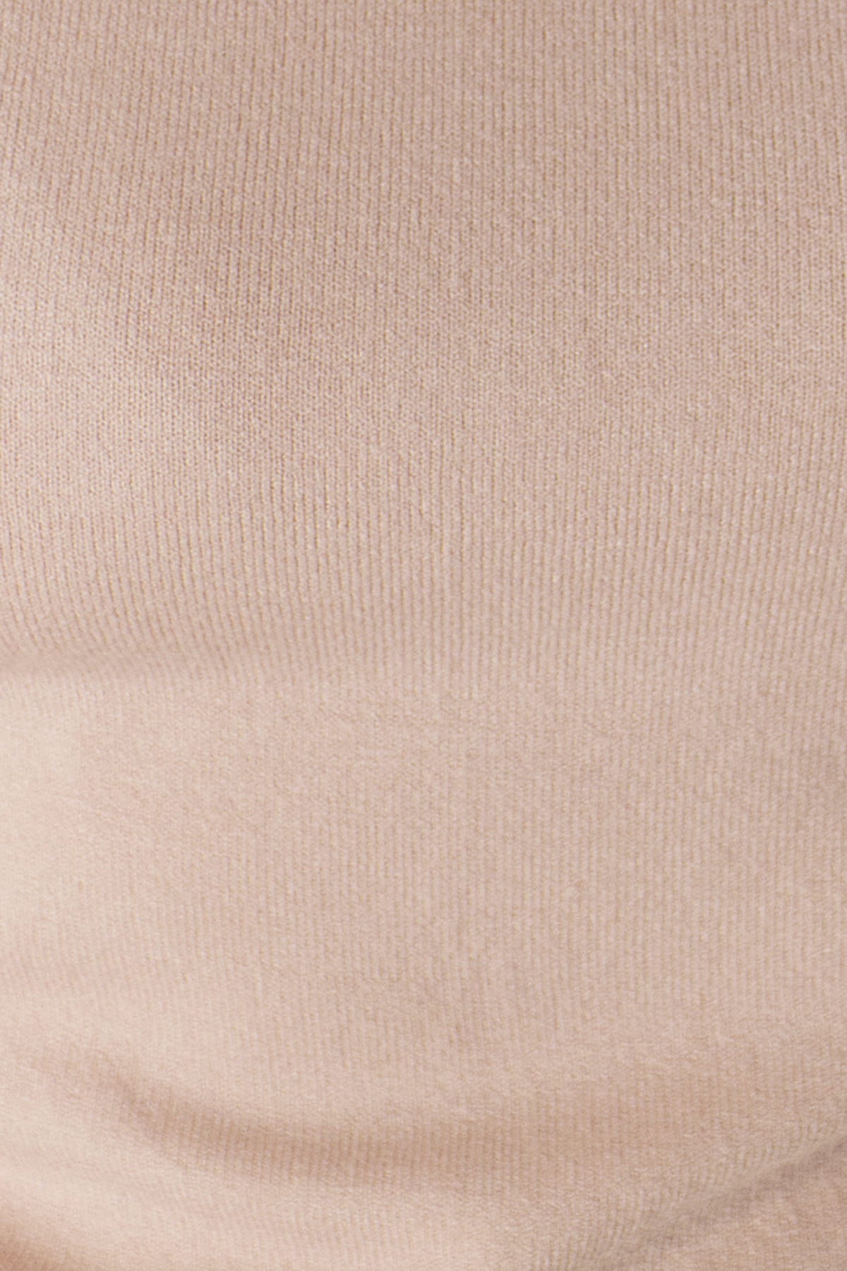 Maglione donna dolcevita in lana pettinata morbida elasticizzata collo alto manica lunga