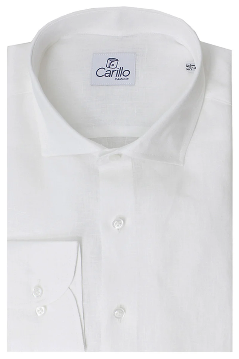 Camicia uomo on sale lino bianca