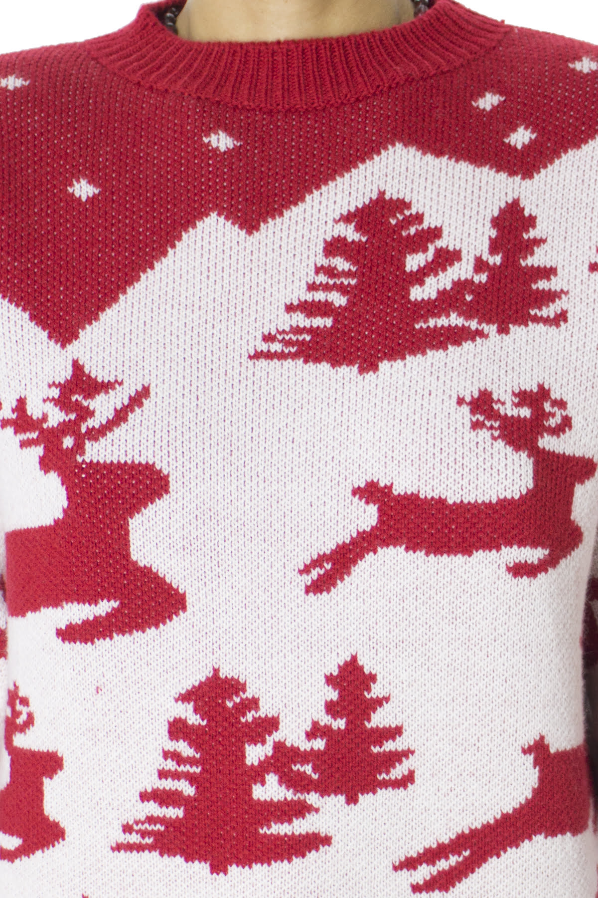 Maglione con le renne di natale sales