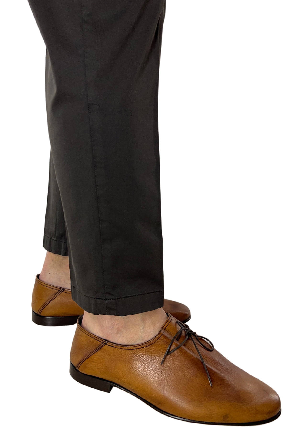 Pantalone uomo Marrone in Cotone tasca america leggermente elastico estivo