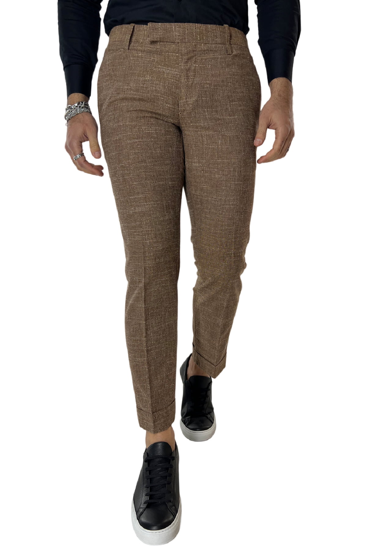 Farfetch Uomo Abbigliamento Pantaloni e jeans Pantaloni Pantaloni eleganti Pantaloni sartoriali slim Marrone 