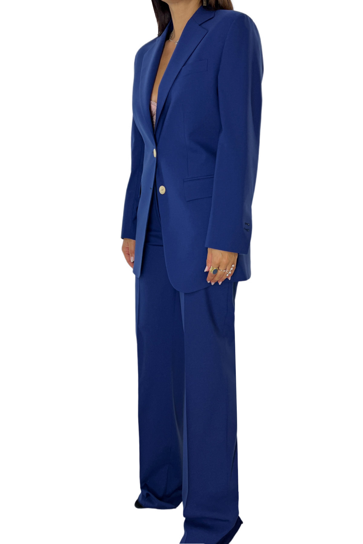 Tailleur blu elegante hotsell