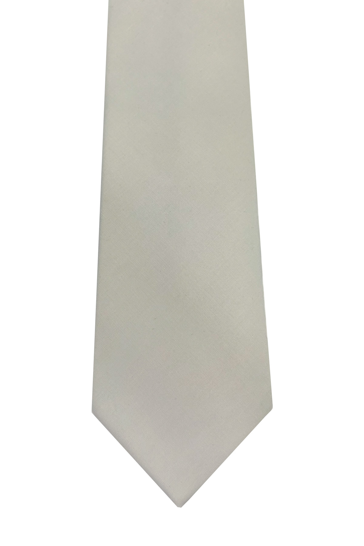 Cravatta uomo bianca in fresco lana super 130's