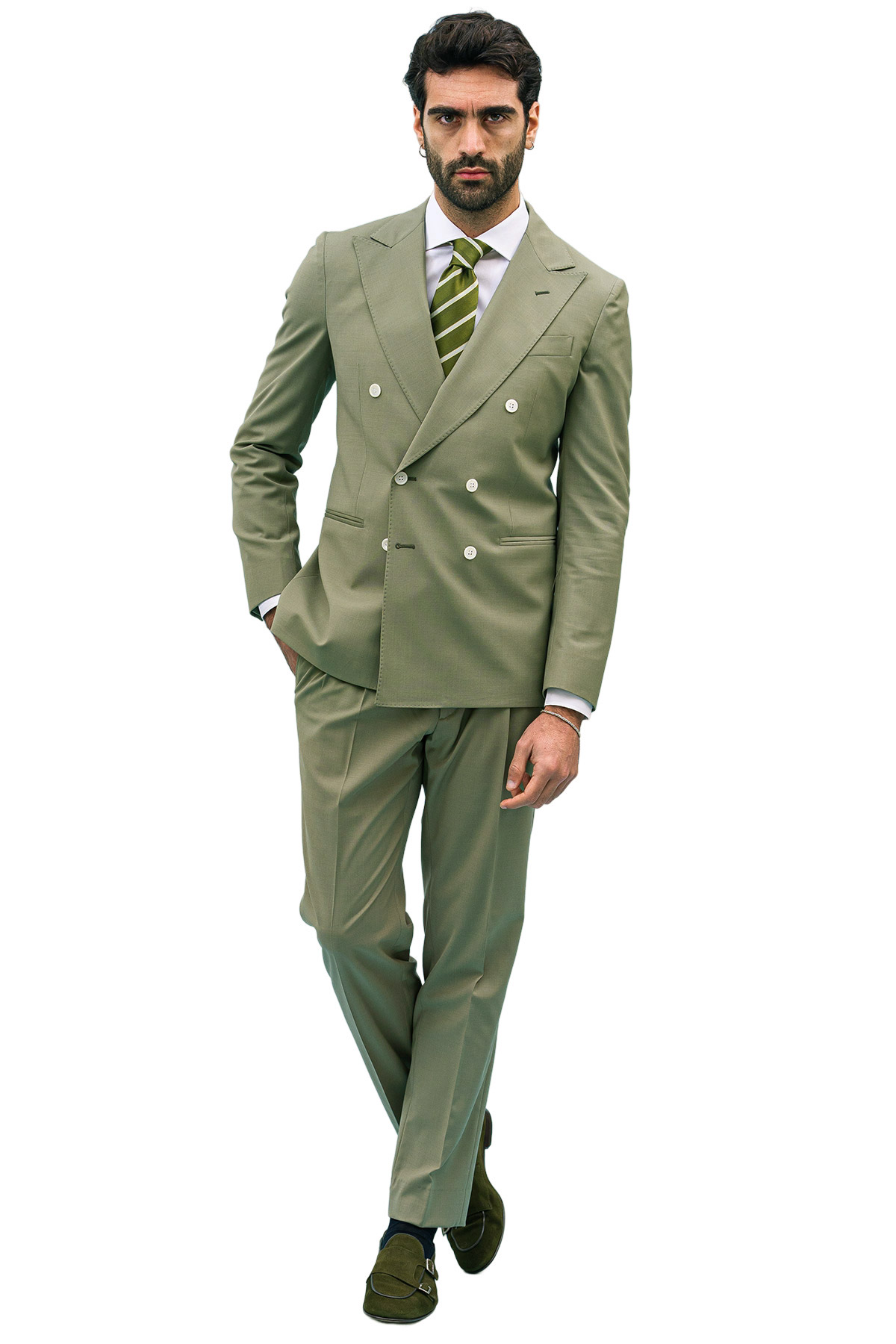 Vestito verde deals uomo
